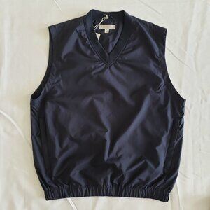 Men's Cutter & Buck WeatherTec Golf Vest Size S Navy Blue